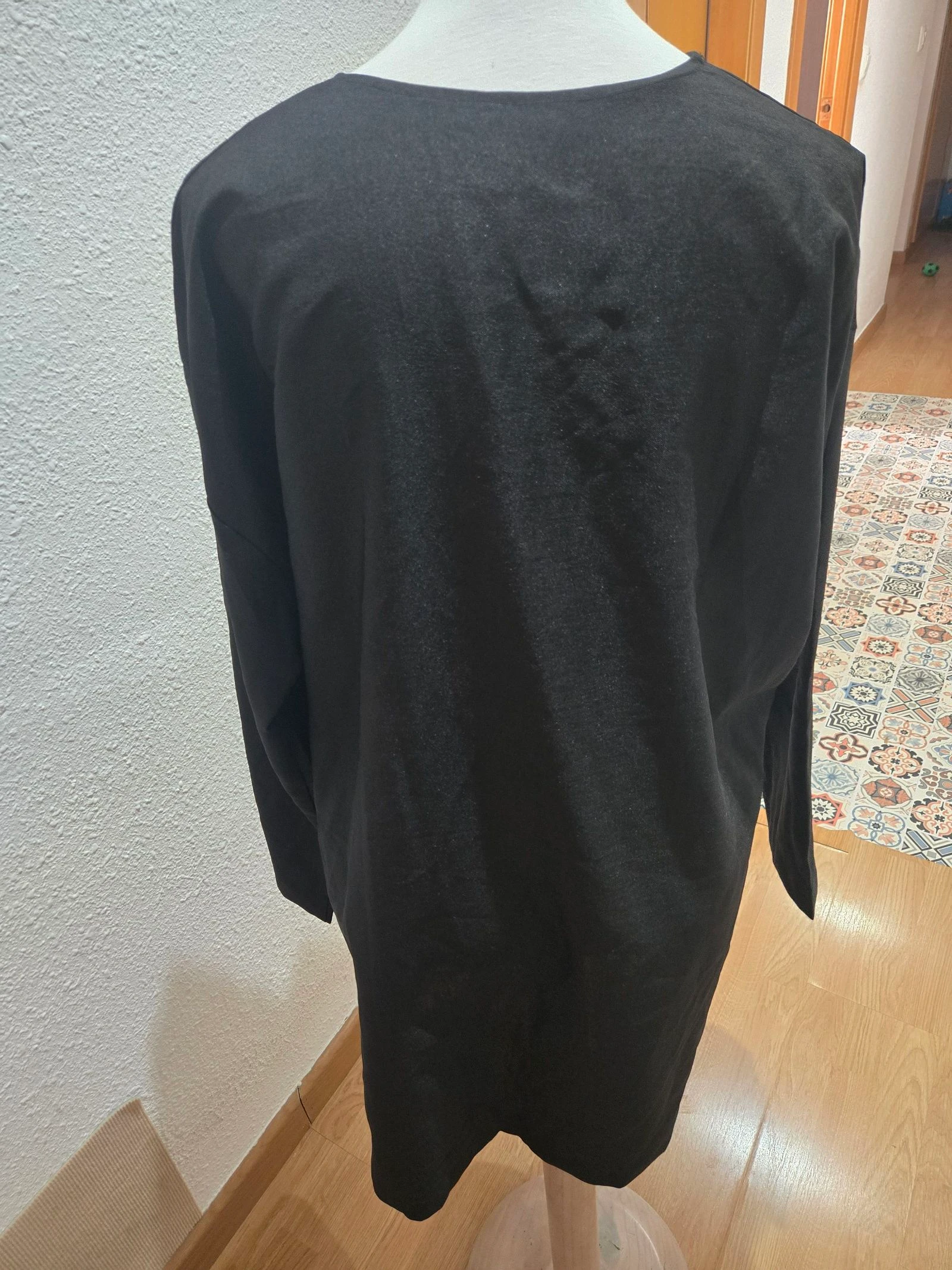 Vestido túnica preto 4xl – photo 5